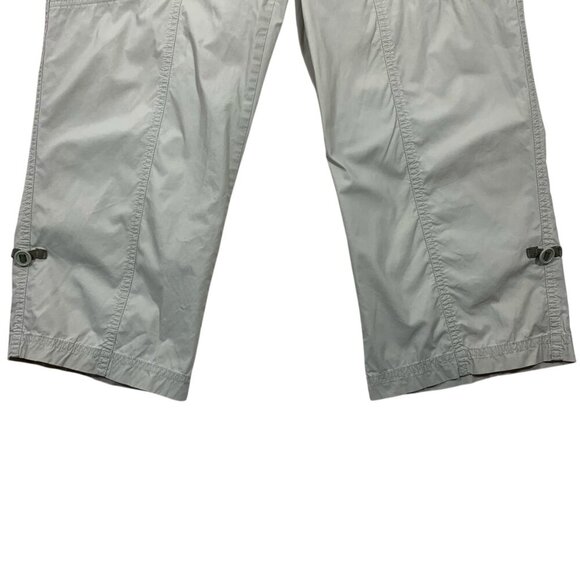 COLUMBIA Woman’s Cargo Capri cropped Pants beige  sz 6 - Picture 4 of 14